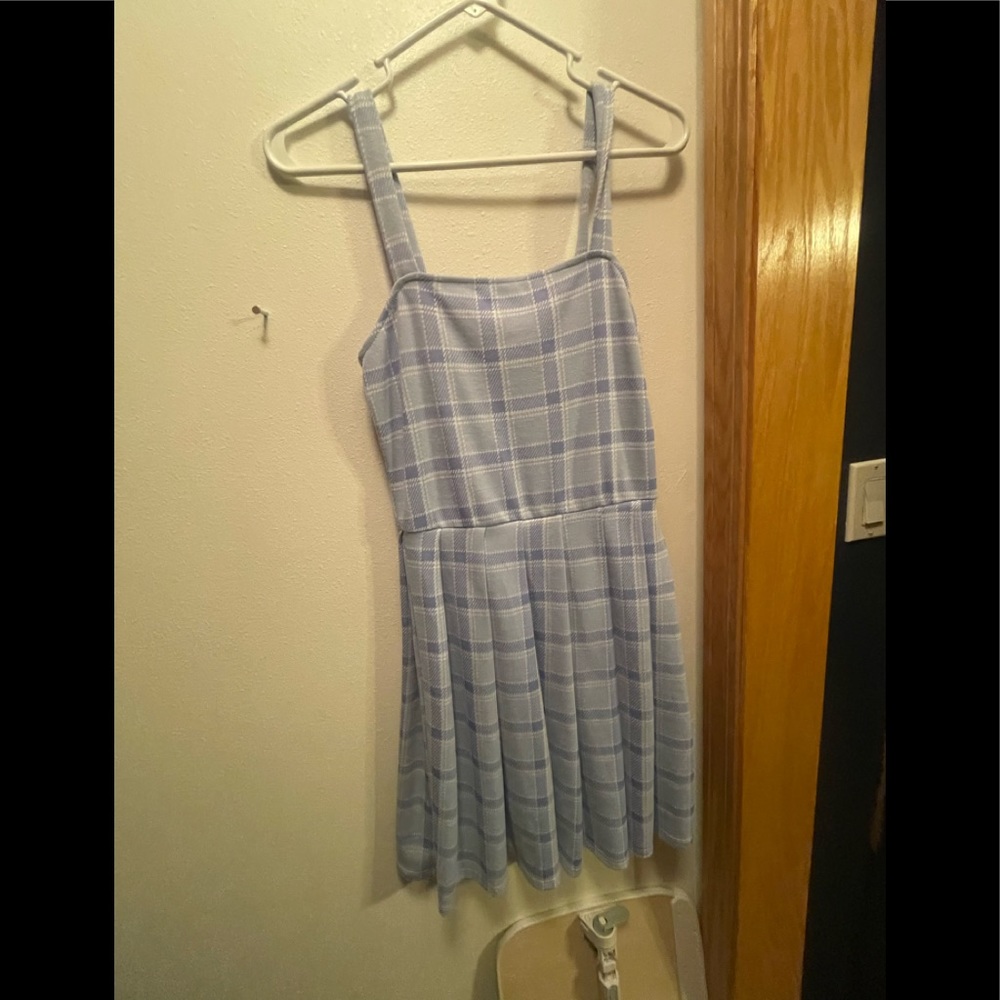 Plaid Blue Dress